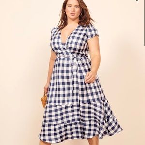 Reformation wrap dress